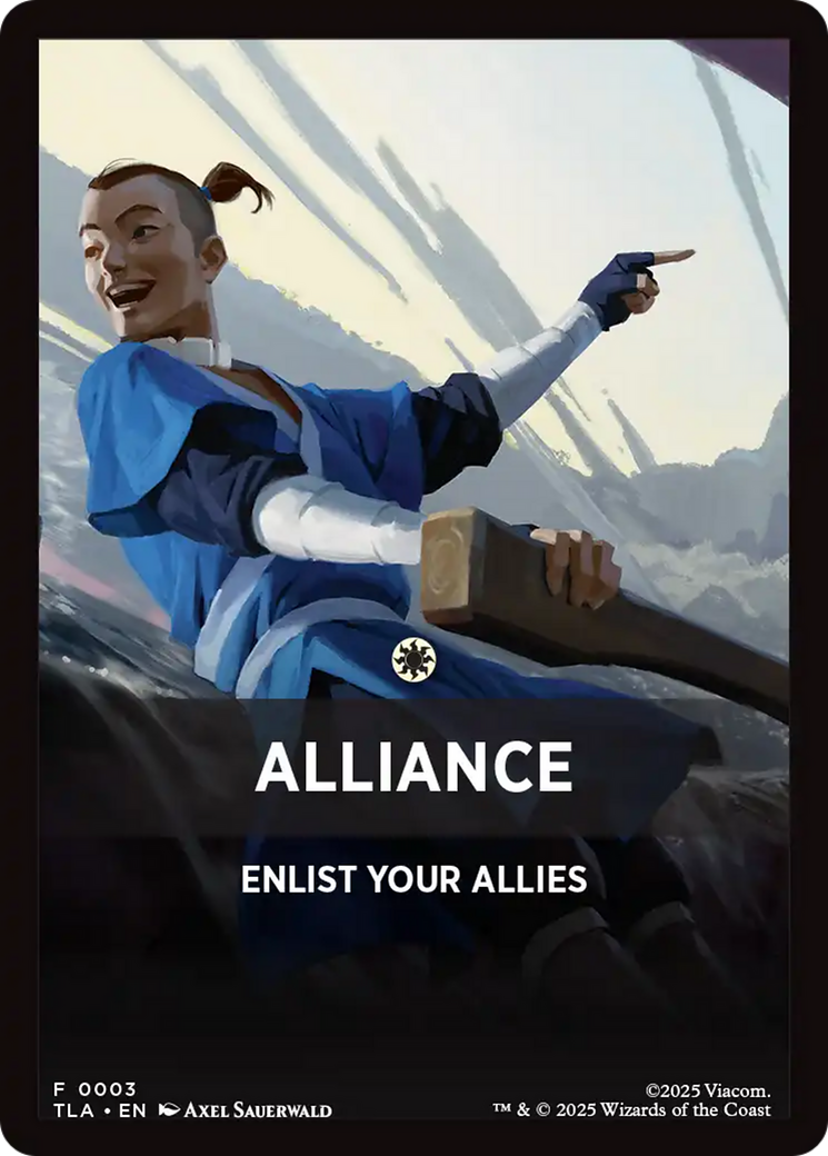 Alliance Theme Card [Avatar: The Last Airbender Tokens] | Exor Games Bridgewater