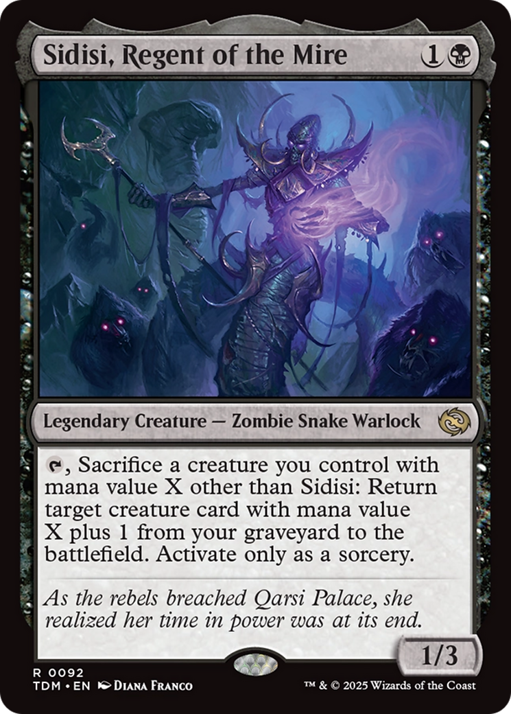 Sidisi, Regent of the Mire [Tarkir: Dragonstorm] | Exor Games Bridgewater