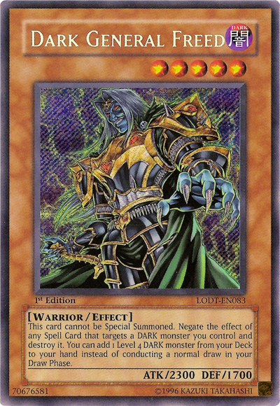 Dark General Freed [LODT-EN083] Secret Rare | Exor Games Bridgewater