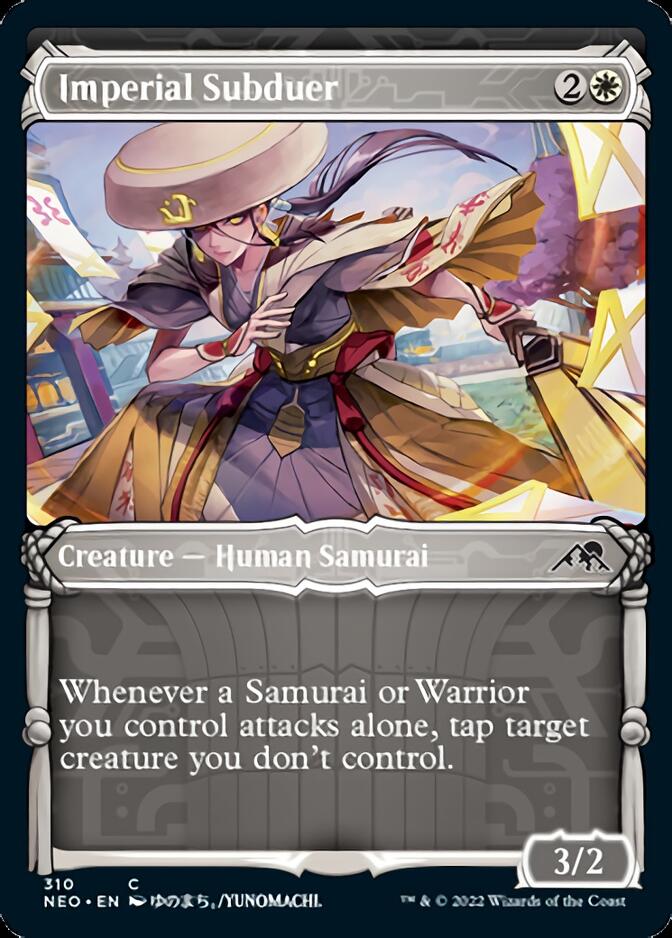 Imperial Subduer (Showcase Samurai) [Kamigawa: Neon Dynasty] | Exor Games Bridgewater