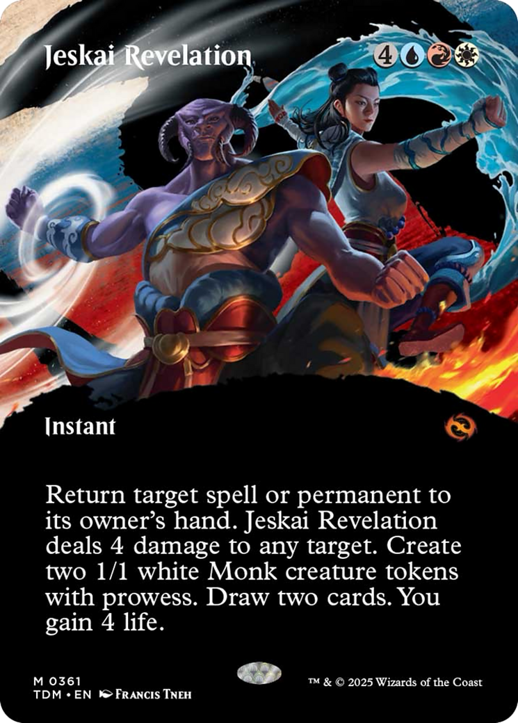 Jeskai Revelation (Borderless) [Tarkir: Dragonstorm] | Exor Games Bridgewater