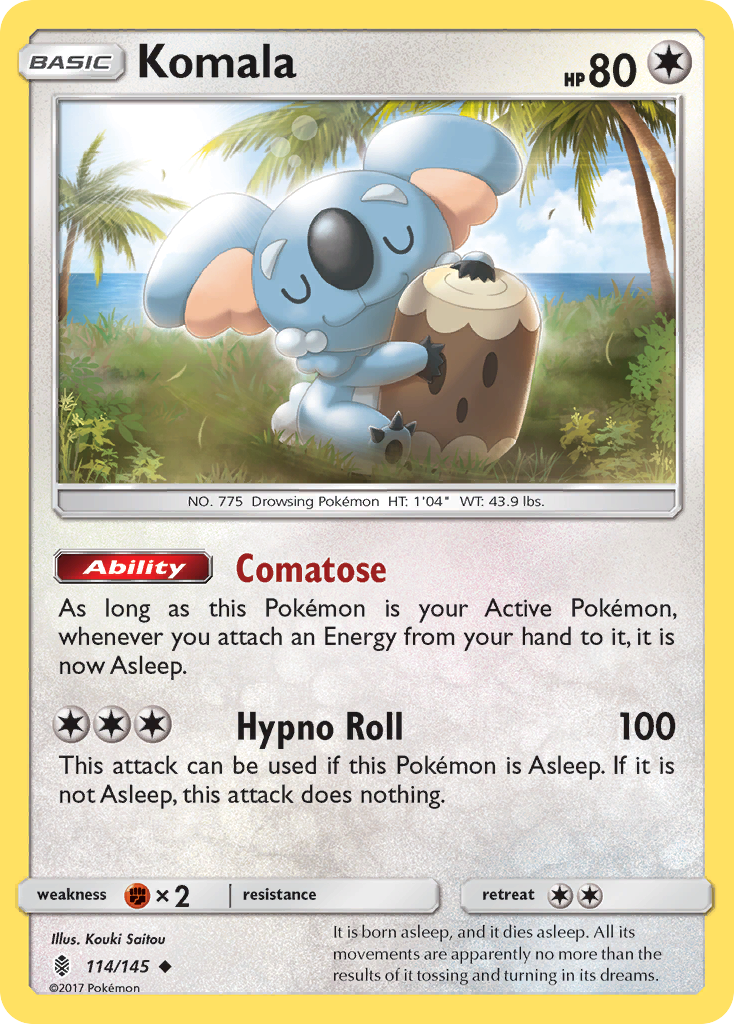 Komala (114/145) [Sun & Moon: Guardians Rising] | Exor Games Bridgewater