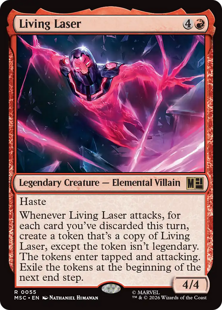 Living Laser (Surge Foil) [Marvel Super Heroes Commander] | Exor Games Bridgewater