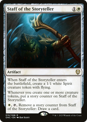 Staff of the Storyteller [Phyrexia: All Will Be One Commander] | Exor Games Bridgewater