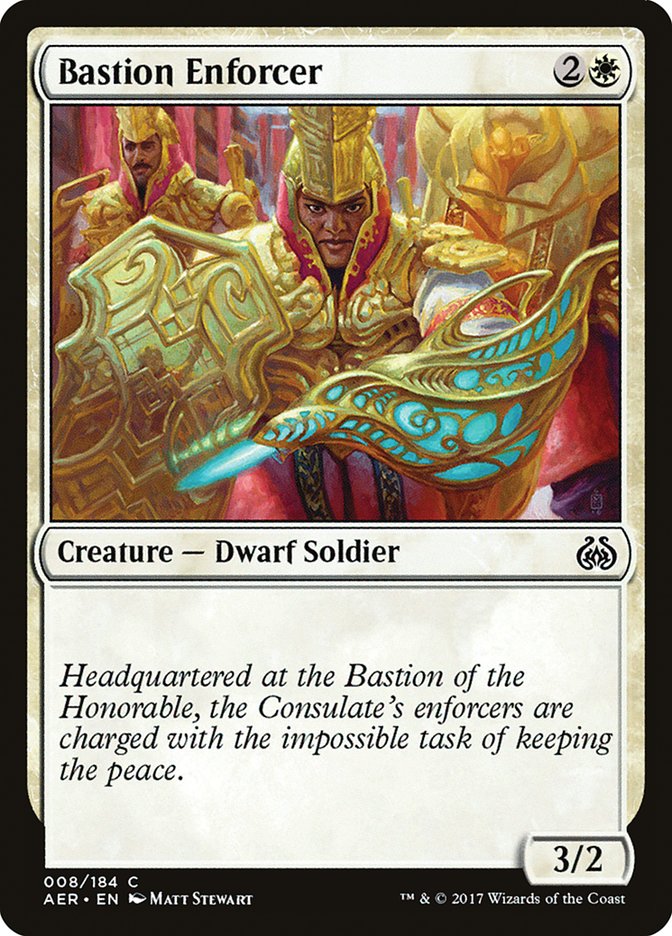 Bastion Enforcer [Aether Revolt] | Exor Games Bridgewater