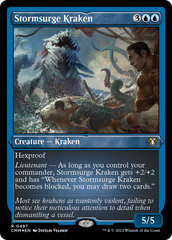 Stormsurge Kraken (Foil Etched) [Commander Masters] | Exor Games Bridgewater