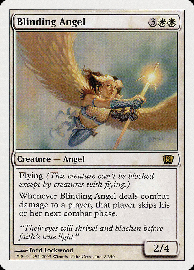 Blinding Angel (8th Edition) [Oversize Cards] | Exor Games Bridgewater