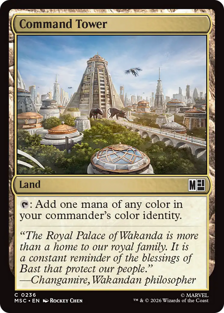 Command Tower (0236) (Surge Foil) [Marvel Super Heroes Commander] | Exor Games Bridgewater