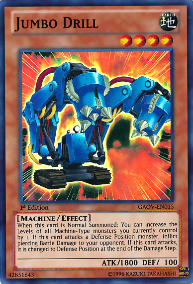 Jumbo Drill [GAOV-EN015] Super Rare | Exor Games Bridgewater