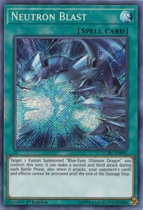 Neutron Blast [LCKC-EN041] Secret Rare | Exor Games Bridgewater