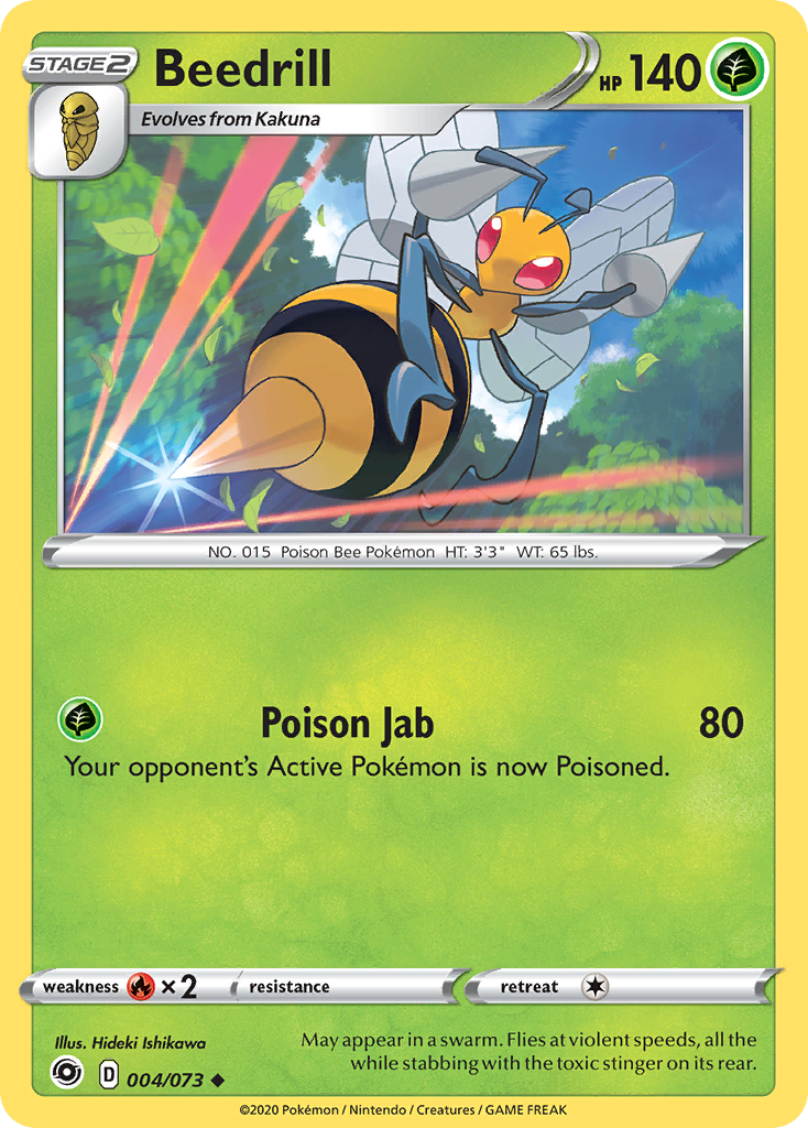 Beedrill (004/073) [Sword & Shield: Champion's Path] | Exor Games Bridgewater