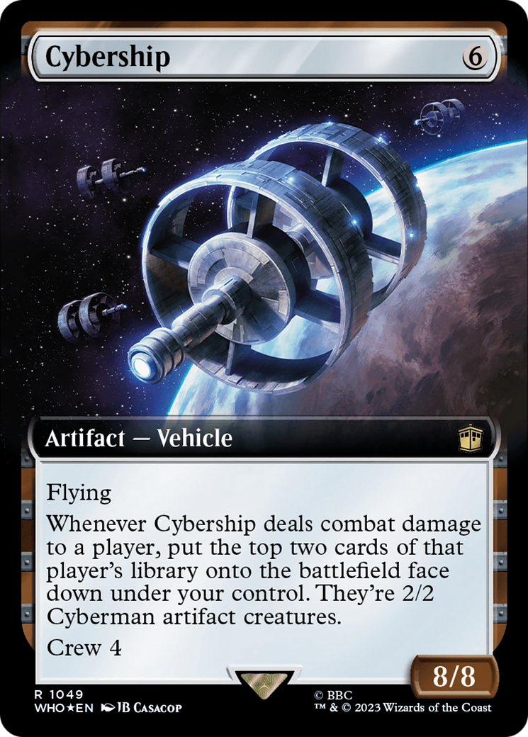Cybership (Extended Art) (Surge Foil) [Doctor Who] | Exor Games Bridgewater