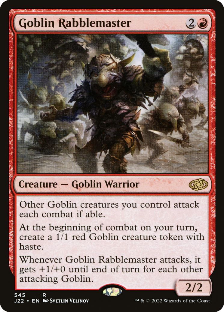 Goblin Rabblemaster [Jumpstart 2022] | Exor Games Bridgewater