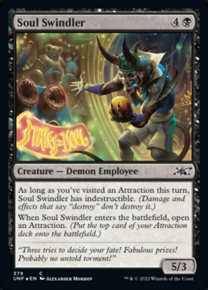 Soul Swindler (Galaxy Foil) [Unfinity] | Exor Games Bridgewater