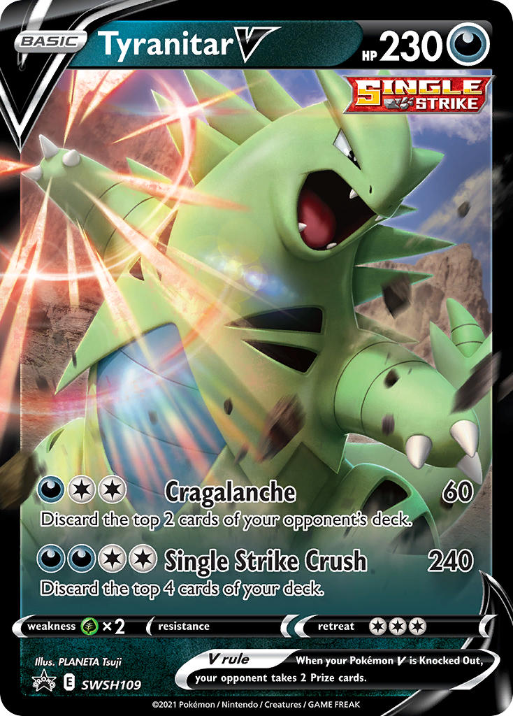 Tyranitar V (SWSH109) [Sword & Shield: Black Star Promos] | Exor Games Bridgewater