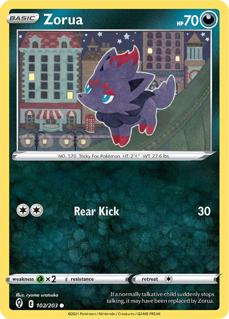 Zorua (102/203) [Sword & Shield: Evolving Skies] | Exor Games Bridgewater