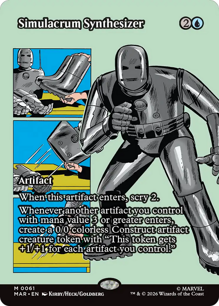 Simulacrum Synthesizer (Borderless) [Marvel Universe: Eternal-Legal] | Exor Games Bridgewater