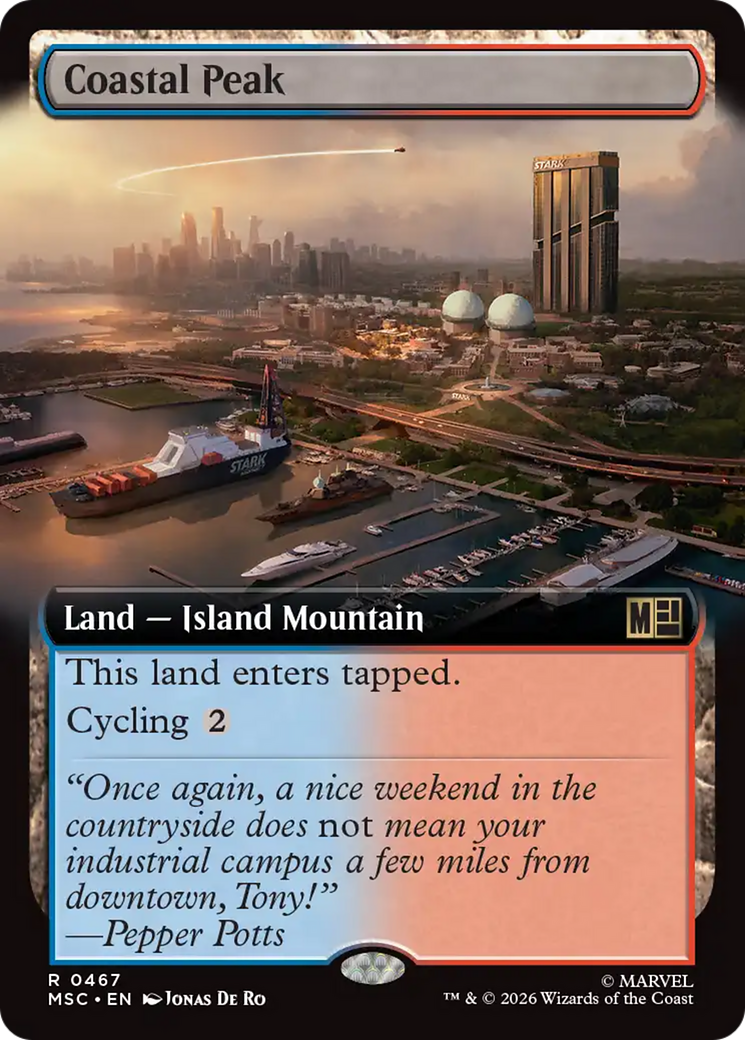 Coastal Peak (Extended Art) [Marvel Super Heroes Commander] | Exor Games Bridgewater