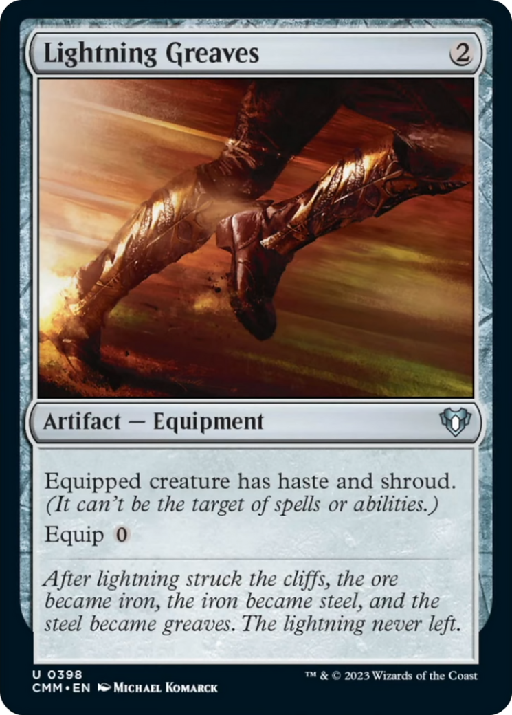 Lightning Greaves [Commander Masters] | Exor Games Bridgewater