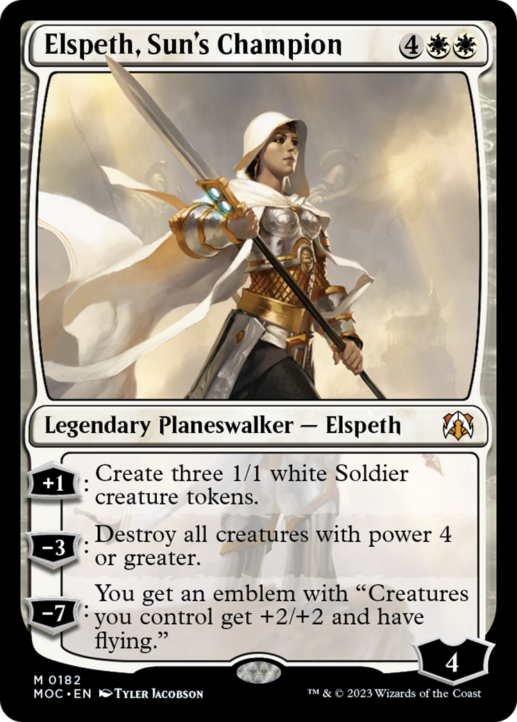 Elspeth, Sun's Champion [March of the Machine Commander] | Exor Games Bridgewater