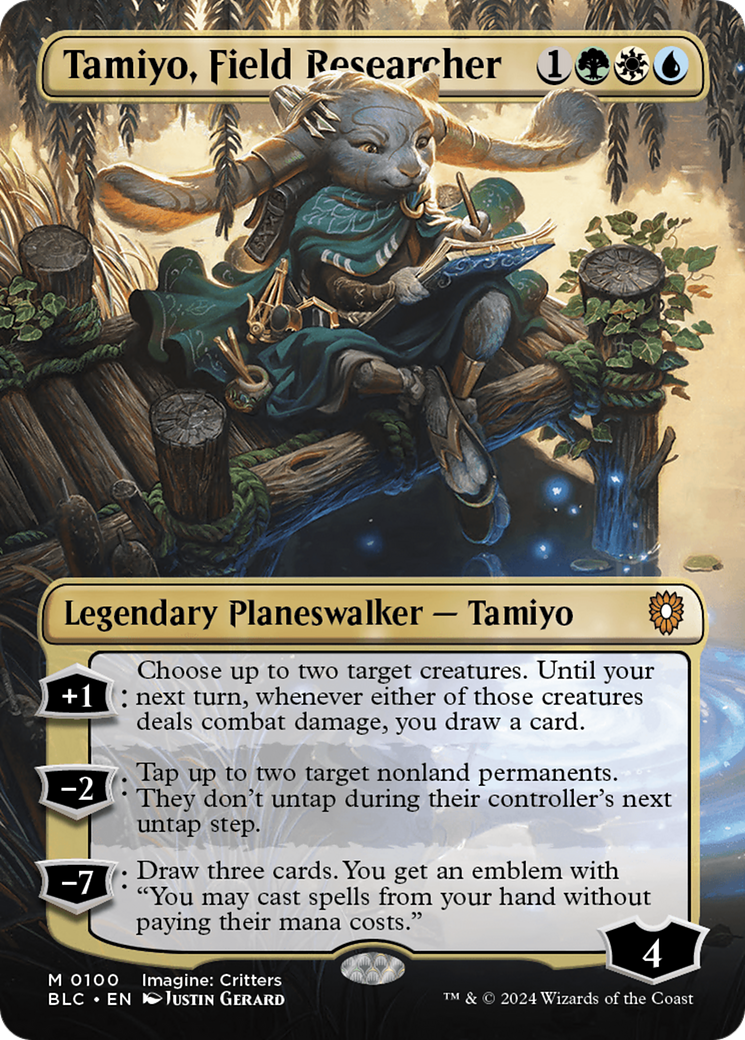 Tamiyo, Field Researcher (Borderless) [Bloomburrow Commander] | Exor Games Bridgewater