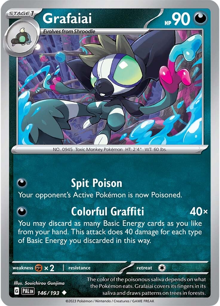 Grafaiai (146/193) [Scarlet & Violet: Paldea Evolved] | Exor Games Bridgewater