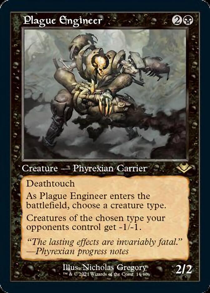 Plague Engineer (Retro Foil Etched) [Modern Horizons] | Exor Games Bridgewater