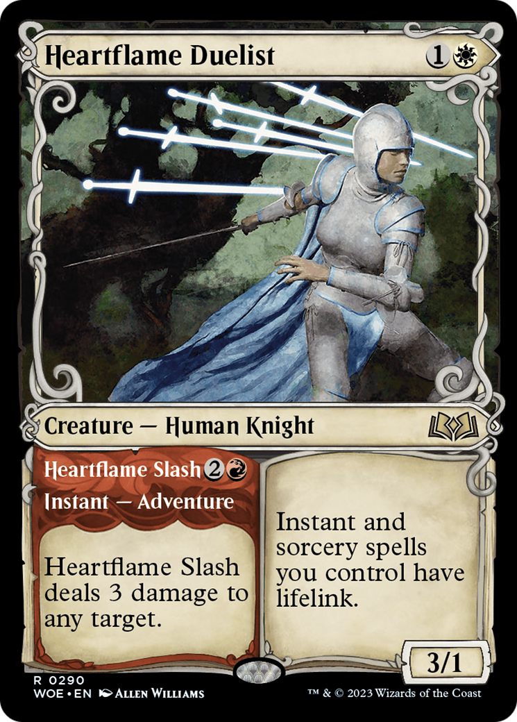 Heartflame Duelist // Heartflame Slash (Showcase) [Wilds of Eldraine] | Exor Games Bridgewater