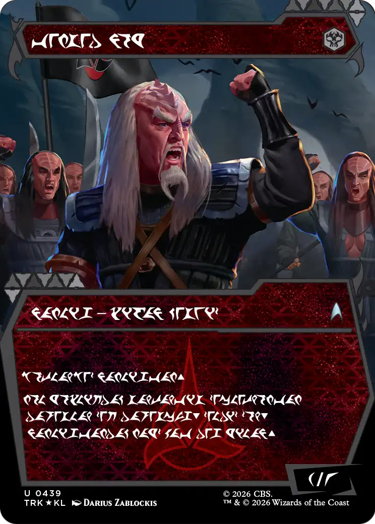 Storied Veteran (Showcase) (Klingon) [Star Trek] | Exor Games Bridgewater