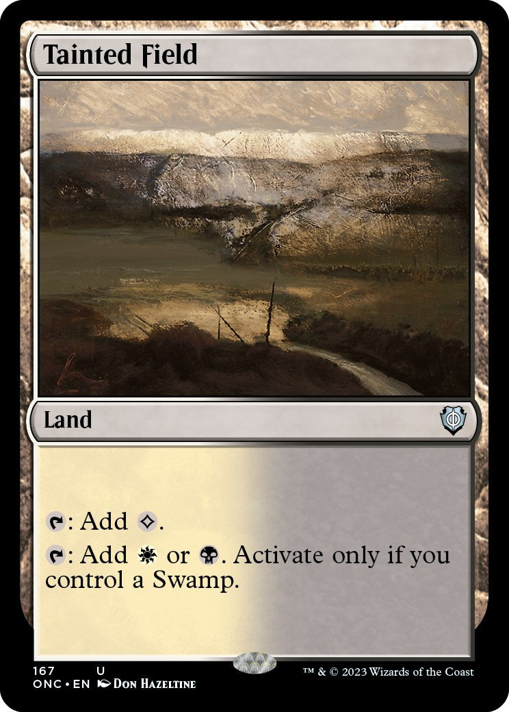 Tainted Field [Phyrexia: All Will Be One Commander] | Exor Games Bridgewater