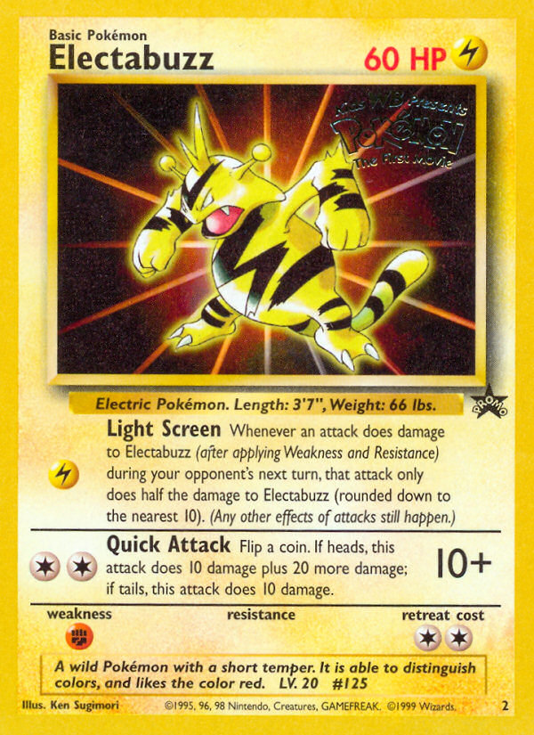 Electabuzz (2) [Wizards of the Coast: Black Star Promos] | Exor Games Bridgewater