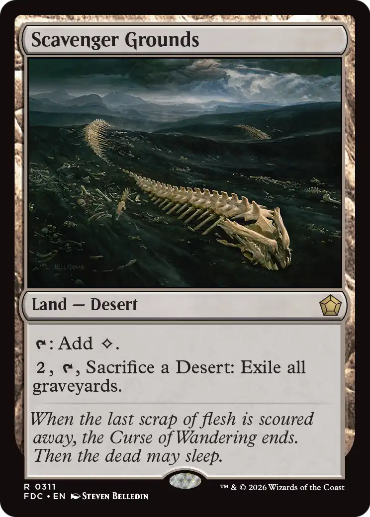 Scavenger Grounds [Foundations Commander] | Exor Games Bridgewater