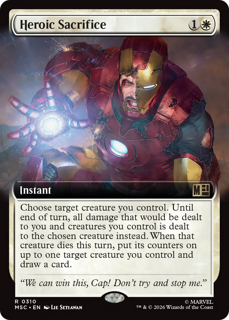 Heroic Sacrifice (Extended Art) [Marvel Super Heroes Commander] | Exor Games Bridgewater