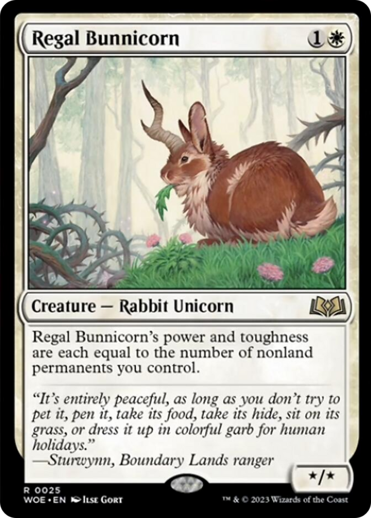 Regal Bunnicorn [Wilds of Eldraine] | Exor Games Bridgewater