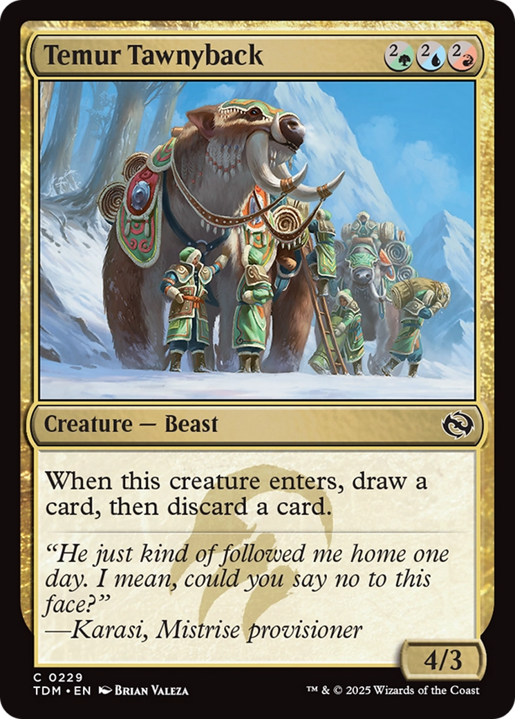 Temur Tawnyback [Tarkir: Dragonstorm] | Exor Games Bridgewater