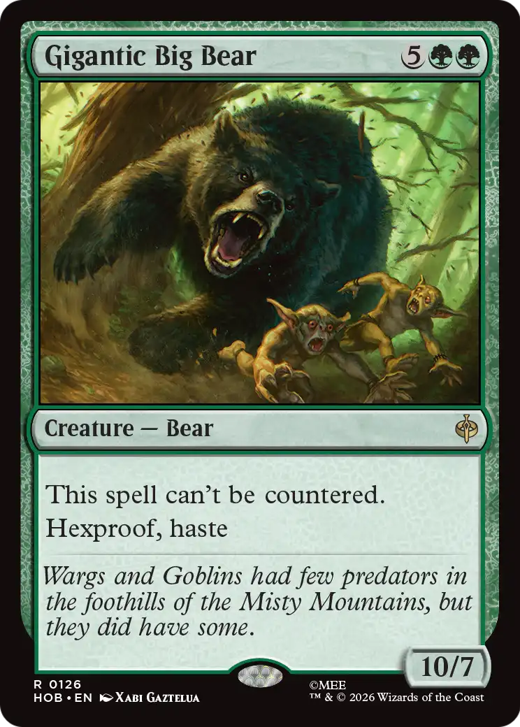 Gigantic Big Bear [The Hobbit] | Exor Games Bridgewater