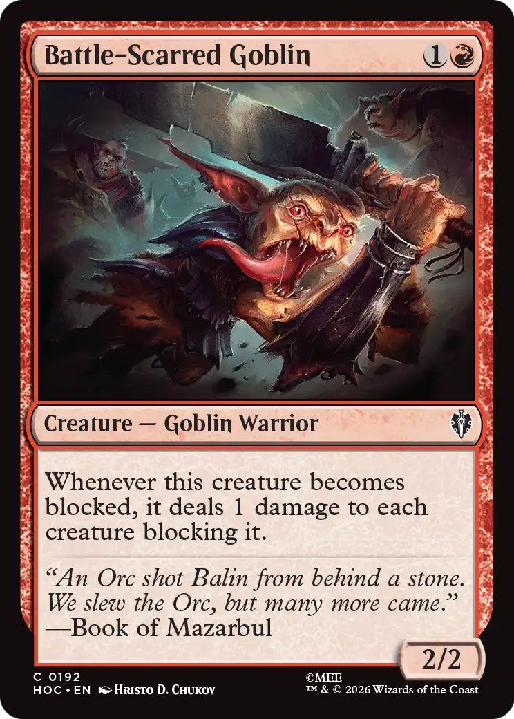 Battle-Scarred Goblin [The Hobbit: Eternal-Legal] | Exor Games Bridgewater