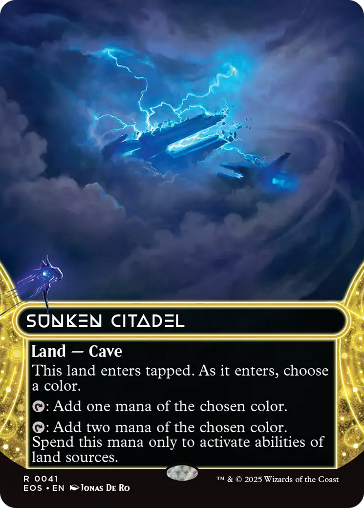 Sunken Citadel (0041) (Borderless) [Edge of Eternities: Stellar Sights] | Exor Games Bridgewater