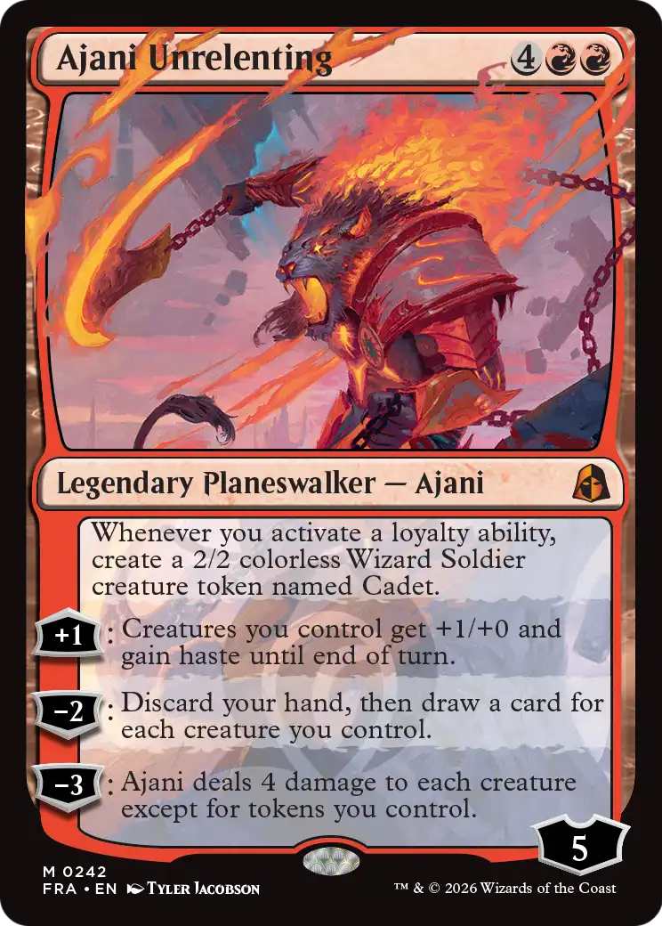 Ajani Unrelenting [Reality Fracture] | Exor Games Bridgewater