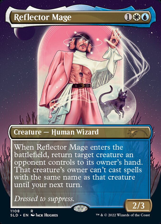 Reflector Mage (Borderless) [Secret Lair Drop Series] | Exor Games Bridgewater