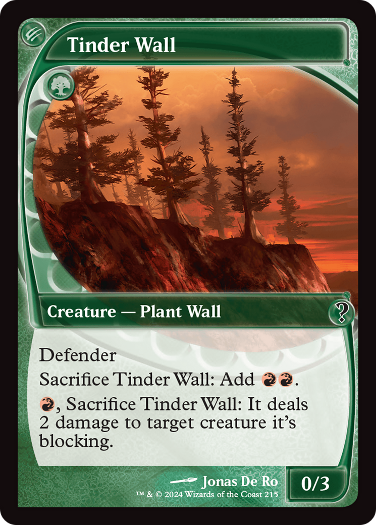 Tinder Wall (Future Sight) [Mystery Booster 2] | Exor Games Bridgewater