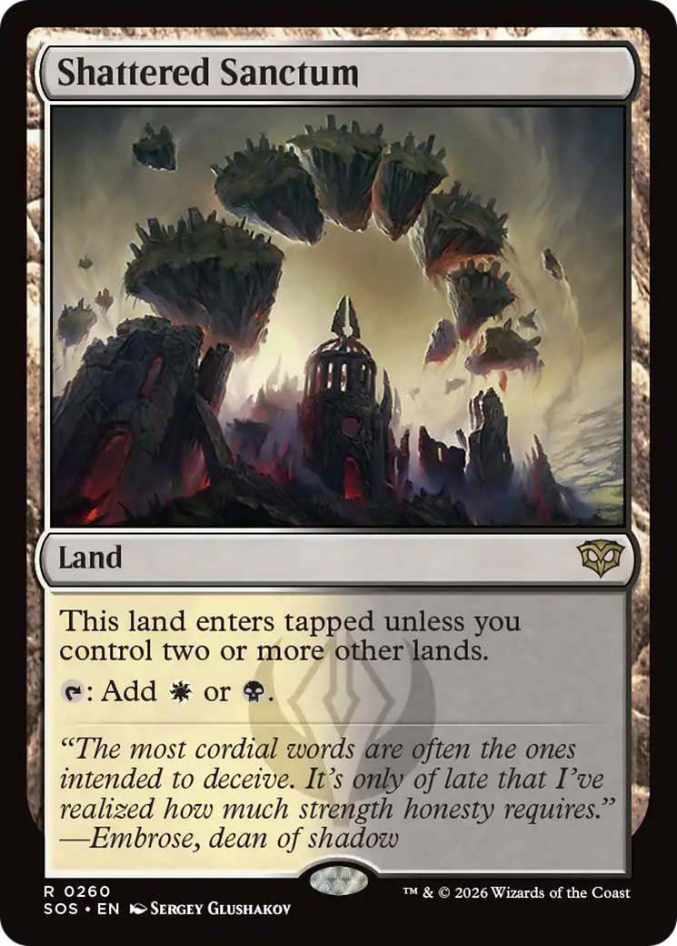 Shattered Sanctum [Secrets of Strixhaven] | Exor Games Bridgewater