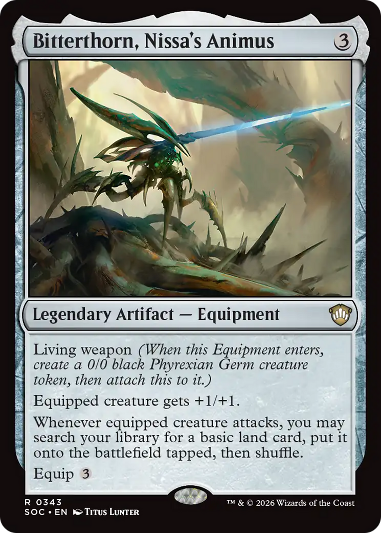 Bitterthorn, Nissa's Animus [Secrets of Strixhaven Commander] | Exor Games Bridgewater