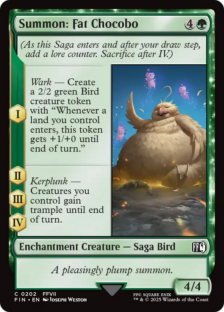 Summon: Fat Chocobo [FINAL FANTASY] | Exor Games Bridgewater