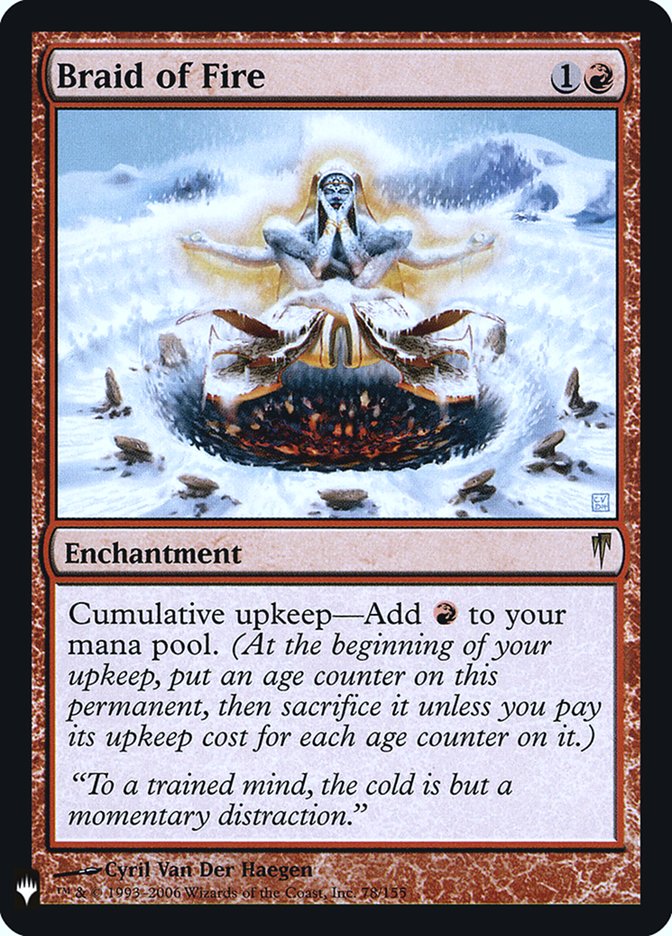 Braid of Fire [Mystery Booster] | Exor Games Bridgewater