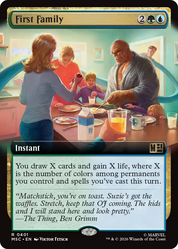 First Family (Extended Art) [Marvel Super Heroes Commander] | Exor Games Bridgewater