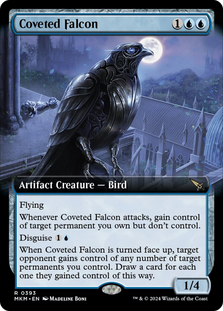 Coveted Falcon (Extended Art) [Murders at Karlov Manor] | Exor Games Bridgewater