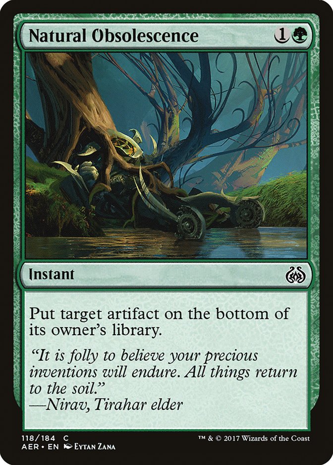 Natural Obsolescence [Aether Revolt] | Exor Games Bridgewater