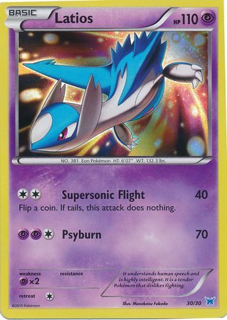 Latios (30/30) [XY: Trainer Kit 2 - Latios] | Exor Games Bridgewater