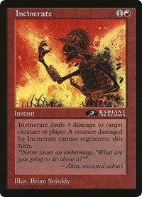 Incinerate (Oversized) [Oversize Cards] | Exor Games Bridgewater